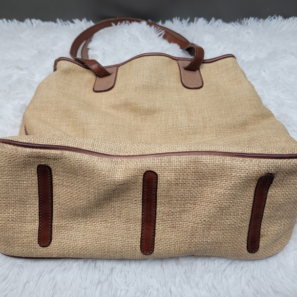 Vive la difference leather tote bag. - Picture 3 of 6